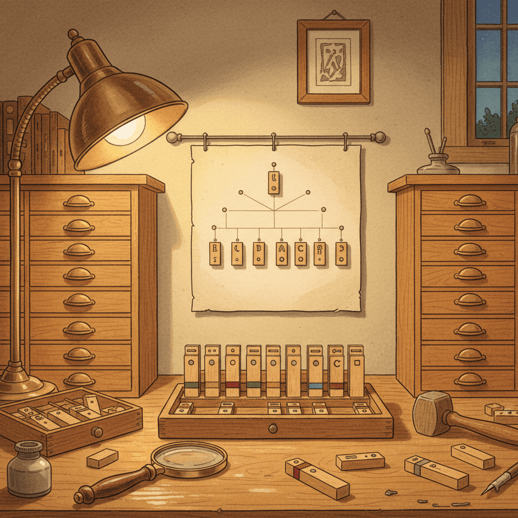 js2-mode: a new JavaScript mode for Emacs &mdash; Victorian typecase compositor's bench