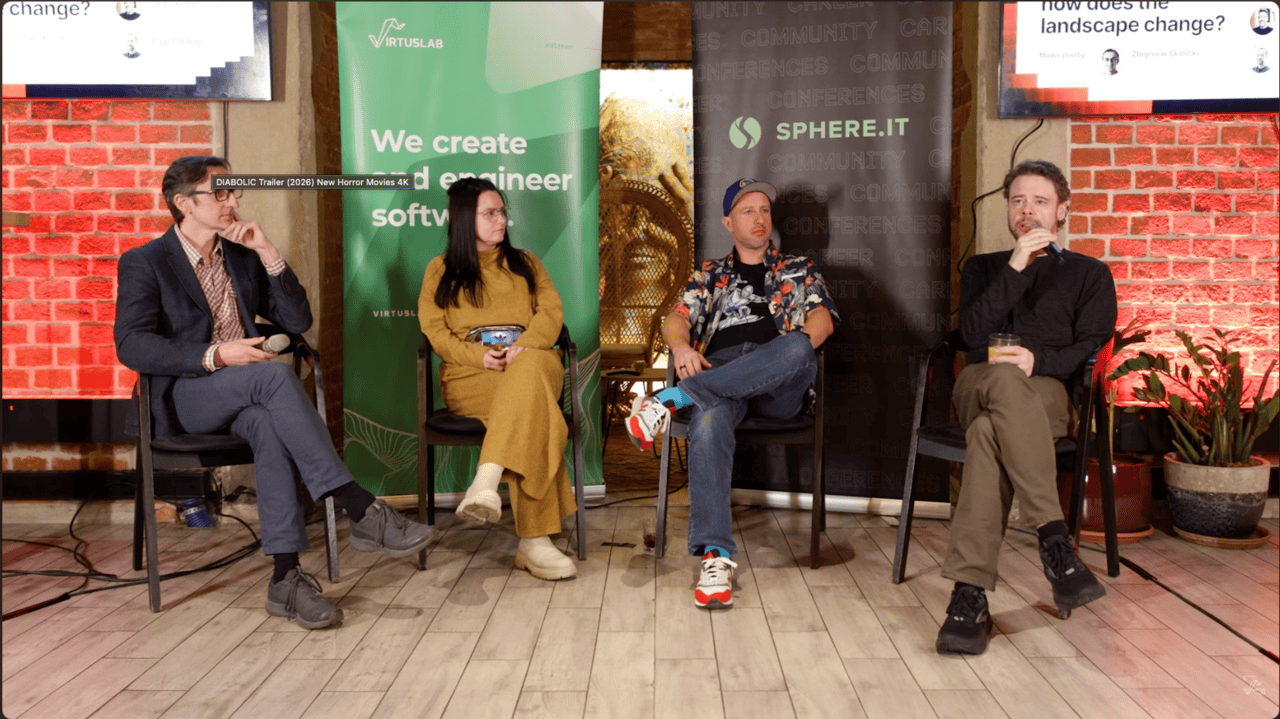 Steve Yegge on SPHERE.IT Connect #2 panel in Krakow